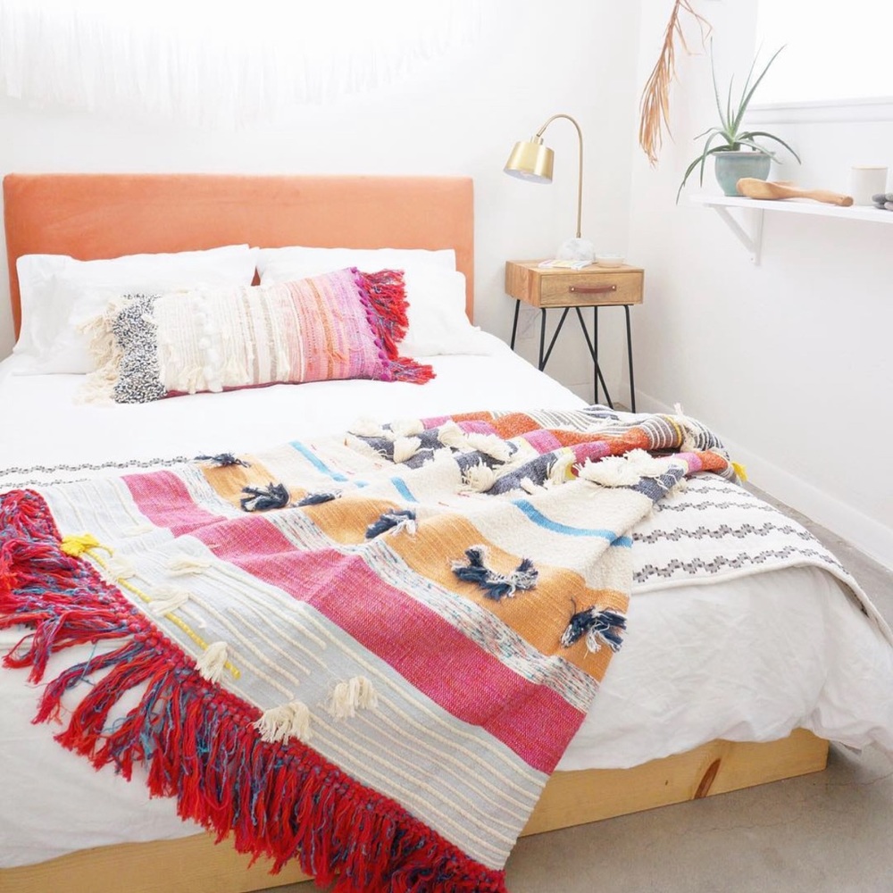 All Roads x Anthropologie Tufted Throw Blanket Marisol